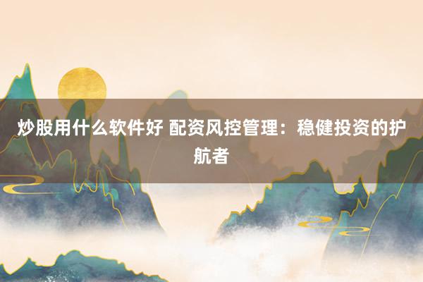炒股用什么软件好 配资风控管理：稳健投资的护航者