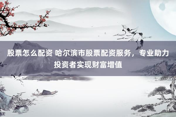 股票怎么配资 哈尔滨市股票配资服务，专业助力投资者实现财富增值
